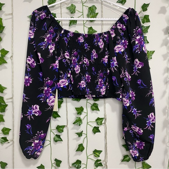 Cropped floral long sleeve - Picture 2 of 3